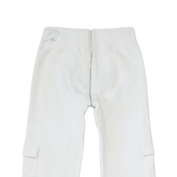 NEW Tordrobes Butterfly Signature U-Zip Cargo Pants in White/Black Size Medium - Picture 6 of 12